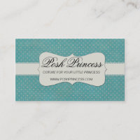 Whimsical Posh Boutique Business Card