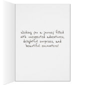 Whimsical Possum Moth and Bee Kid's Farewell Card (Innen (Rechts))