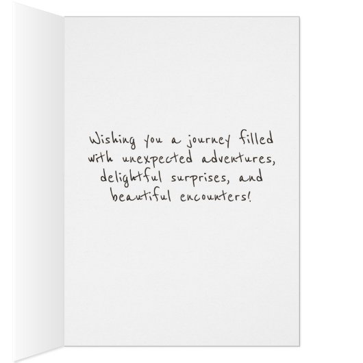 Whimsical Possum Moth and Bee Kid's Farewell Card (Innen (Rechts))