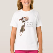 Whimsical Possum und inspirierendes Adventure Zita T-Shirt (Vorderseite)
