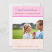 Whimsical Poster Style Foto Wedding Save the Date (Vorderseite)