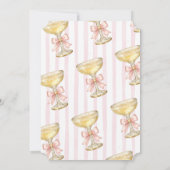 Whimsical Press für Champagner-Geburtstag  Einladung (Rückseite)