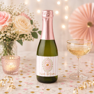 Whimsical Press für Champagner-Geburtstags-Mini Schaumweinetikett