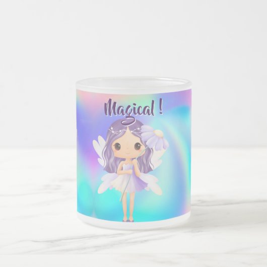 Whimsical Princess Fairy Birthday Mattglastasse (Mittel)