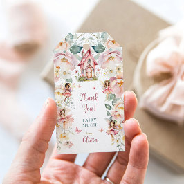 Whimsical Princess Fairy Birthday Vielen Dank Geschenkanhänger