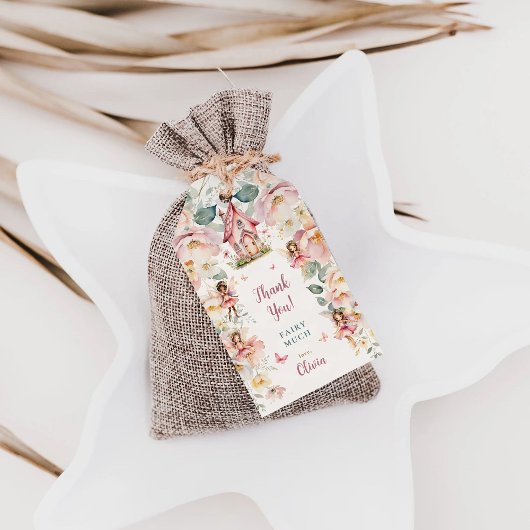 Whimsical Princess Fairy Birthday Vielen Dank Geschenkanhänger