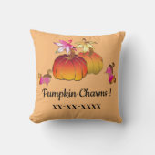 Whimsical Pumpkin Charms Kissen (Vorderseite)