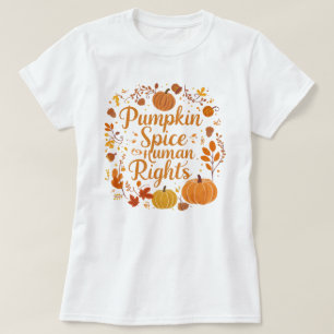 Whimsical Pumpkin Gewürz Menschenrechte Grafik T-Shirt