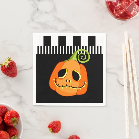 Whimsical Pumpkin Halloween Kostüm Party Serviette (Beispiel)