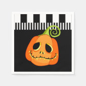Whimsical Pumpkin Halloween Kostüm Party Serviette (Vorderseite)