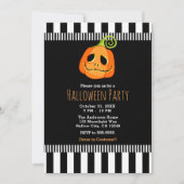 Whimsical Pumpkin-Halloween-Party Einladung (Vorderseite)