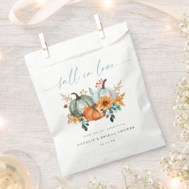 Whimsical Pumpkin Herbst Liebes Hochzeitsdusche Geschenktütchen