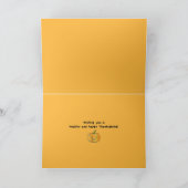 Whimsical Pumpkin Patch auf Fuschia Halloween Karte (Innenseite)