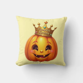 Whimsical Pumpkin Queen Fall Decke Kissen