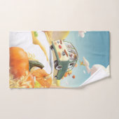 Whimsical Pumpkin Ride Badhandtuch Set (Handtuch)