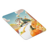 Whimsical Pumpkin Ride Magnet (Rechte Seite)