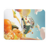 Whimsical Pumpkin Ride Magnet (Horizontal)