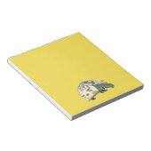 Whimsical Pumpkin Ride Notizblock (angewinkelt)