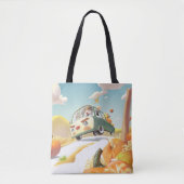 Whimsical Pumpkin Ride Tasche (Vorderseite)