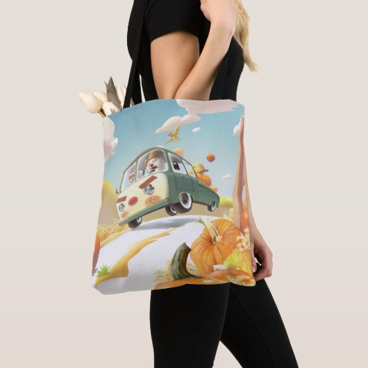 Whimsical Pumpkin Ride Tasche (Von Nahem)