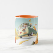Whimsical Pumpkin Ride Tasse (Zentrum)