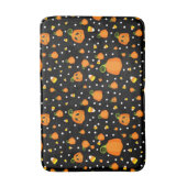 Whimsical Pumpkins & Candy Mais Fun Halloween Badematte (Vorderseite Vertikal)