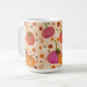 Whimsical Pumpkins Herbstlaubs Kaffeetasse (Vorderseite Links)