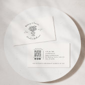 Whimsical, QR Code Event Planning Business Card Visitenkarte