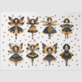 Whimsical Queen Bee Dolls Fantasy E5 Decoupage Seidenpapier (Vorderseite)