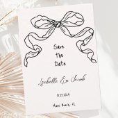 Whimsical Quirky Hand Draw Save the Date Einladung