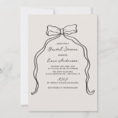 Whimsical Quirky handgeschriebenes Brautparty Einladung (Vorderseite)