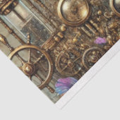 Whimsical Rabbit Gothic Steampunk Decoupage Seidenpapier (Ausschnitt)