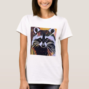 Whimsical Raccoon - Ein naturlich Inspiriertes Des T-Shirt