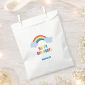 Whimsical Rainbow Birthday Goodie Bags Geschenktütchen (Ausgeschnitten)