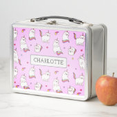 Whimsical Rainbow Cats Metal Lunchbox (Beispiel)
