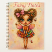 Whimsical Rainbow Fairy Notes Planner Planer (Vorderseite)