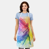Whimsical Rainbow Fairy - verzauberter Kernpunkt Schürze (Getragen)