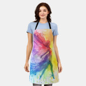 Whimsical Rainbow Fairy - verzauberter Kernpunkt Schürze (Getragen)