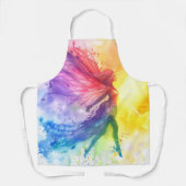 Whimsical Rainbow Fairy - verzauberter Kernpunkt Schürze (Vorderseite)