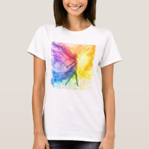 Whimsical Rainbow Fairy - verzauberter Kernpunkt T-Shirt