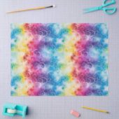 Whimsical Rainbow Swirl Decoupage Seidenpapier (Basteln)