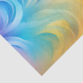 Whimsical Rainbow Swirl Decoupage Seidenpapier (Detail)