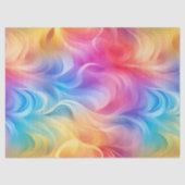 Whimsical Rainbow Swirl Decoupage Seidenpapier (Vorderseite)