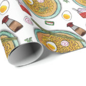 Whimsical Ramen Geschenkpapier (Rolleneckpunkt)