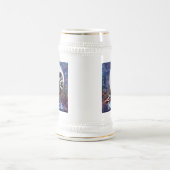 Whimsical Raven Moon Personalisiert Bierglas (Mittel)