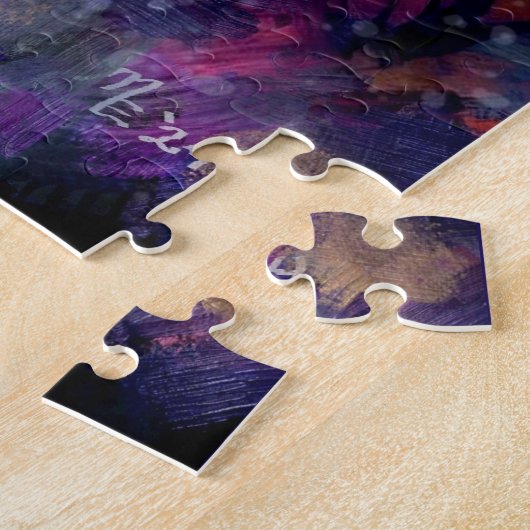 Whimsical Raven Moon Personalisiert Puzzle (Seite)