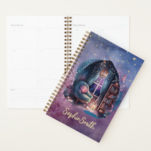 Whimsical Reading Nook für Buchliebhaber und Autor Planer (Anzeige)