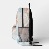Whimsical Reading Penguin Aesthetic Scholar Printe Bedruckter Rucksack (Rechts)