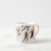 Whimsical Red Book Character Ignorance Banned  Espressotasse (Vorderseite Rechts)