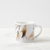 Whimsical Red Book Character Ignorance Banned  Espressotasse (Rechts)